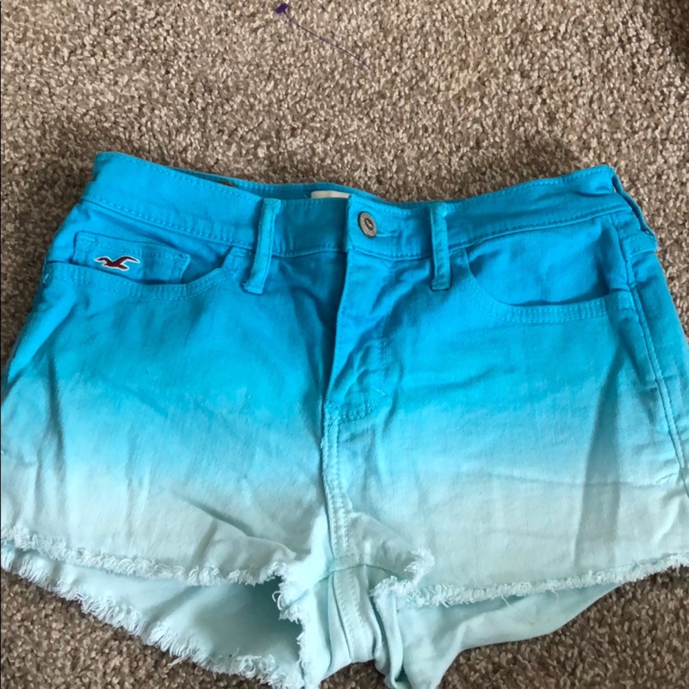 ombré hollister shorts